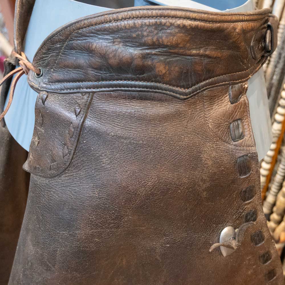 Hamley Vintage Heart Concho Chaps - Image 4
