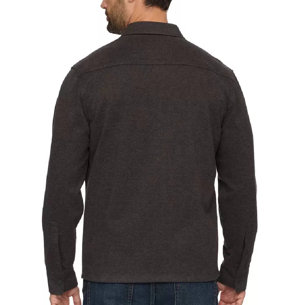 Flag & Anthem Men's Hamlin Stretch Twill Charcoal Shirt Jacket - FINAL SALE - Image 2