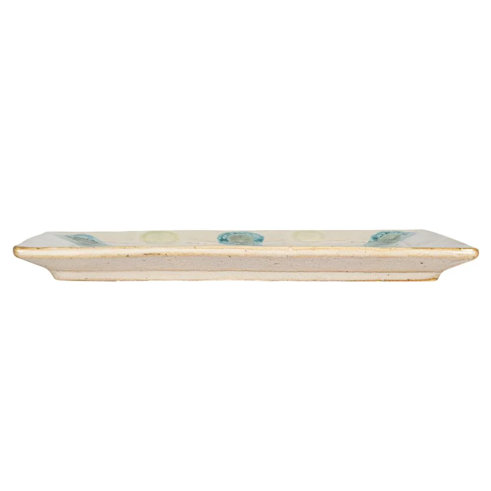 Hand-Painted Stoneware Platter - Image 2