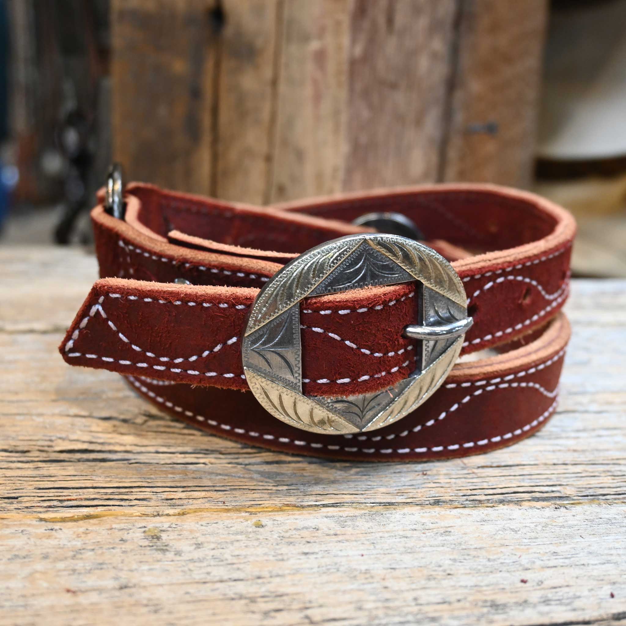 Handmade 34" Rising M Hobble Belt