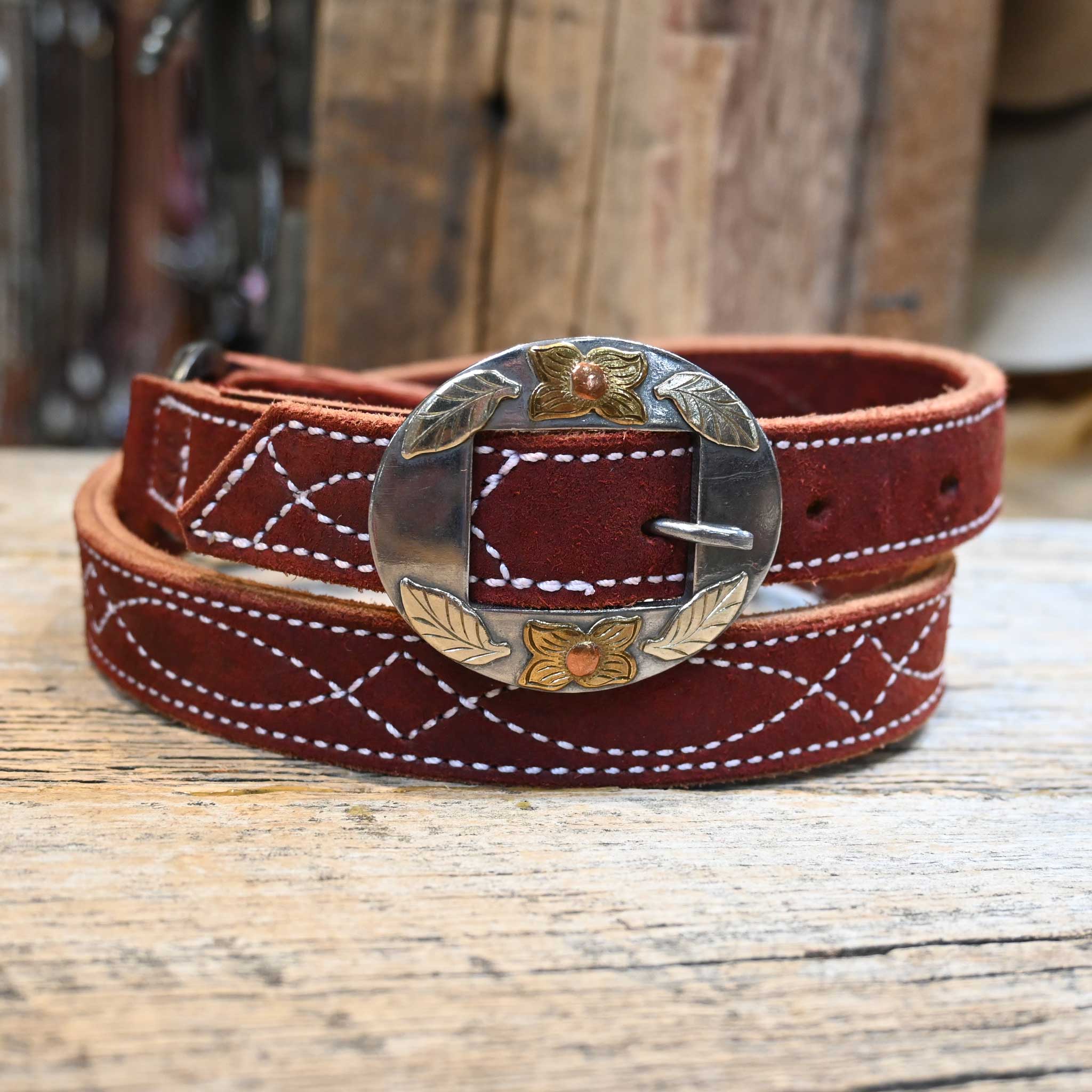 Handmade 35" Rising M Hobble Belt