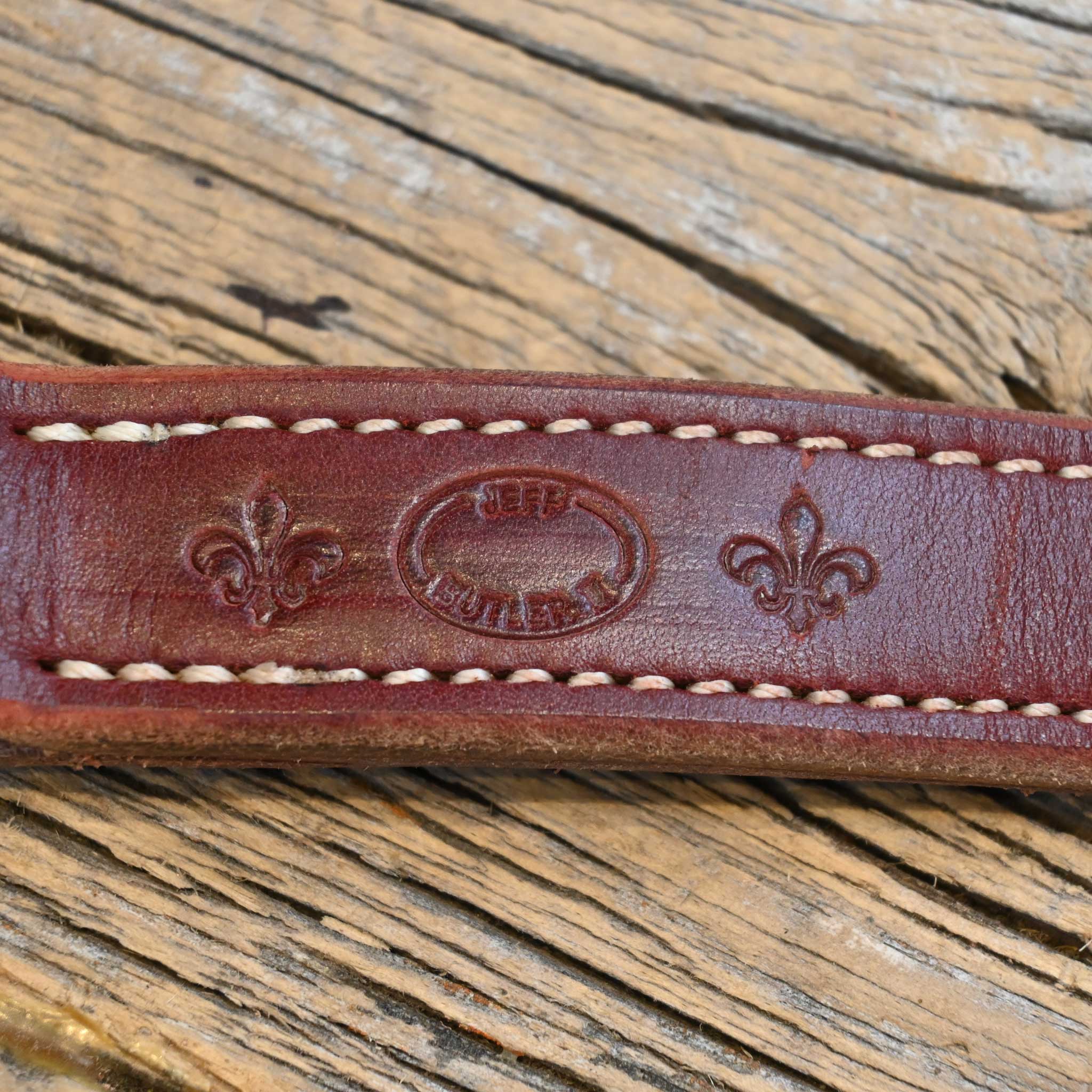 Handmade 36" Jeff Butler Hobble Belt w/Cowpuncher Hardware - Image 2