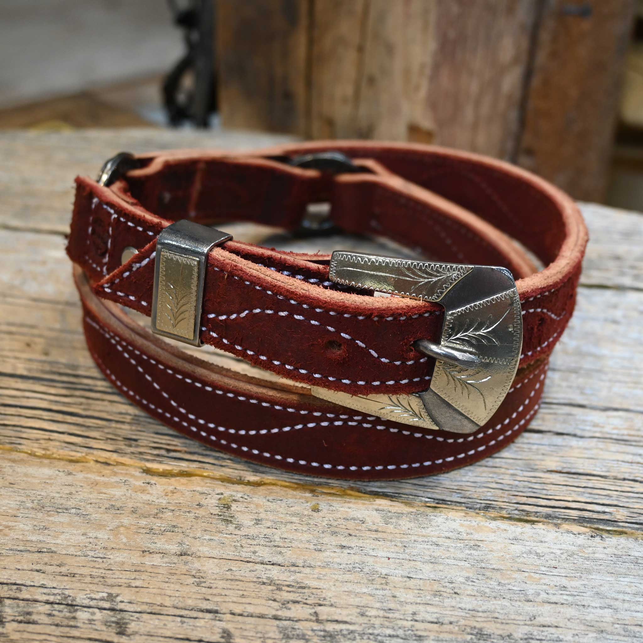 Handmade 38" Rising M Hobble Belt