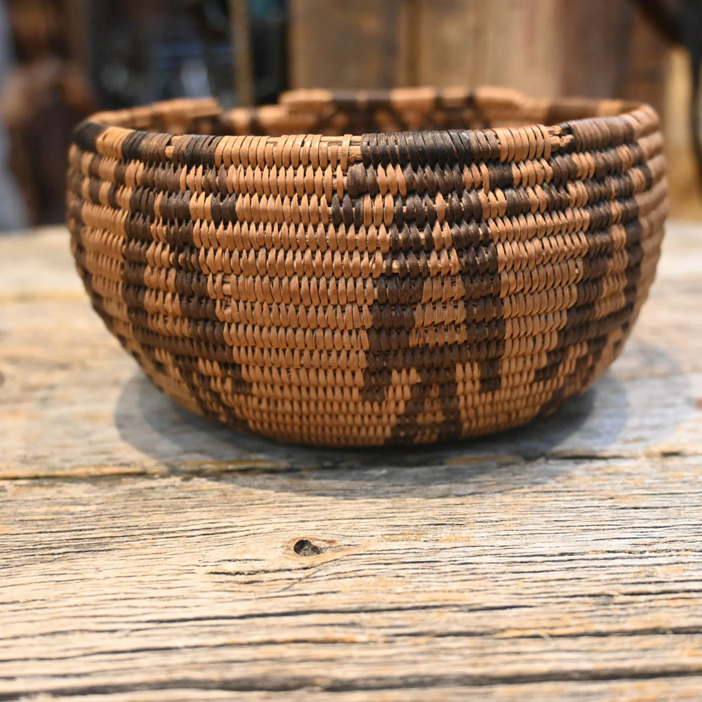 Apache Hand-Woven Basket - Image 2