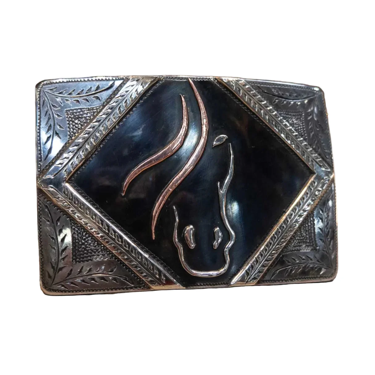 Slider P. Horse Design Belt Buckle