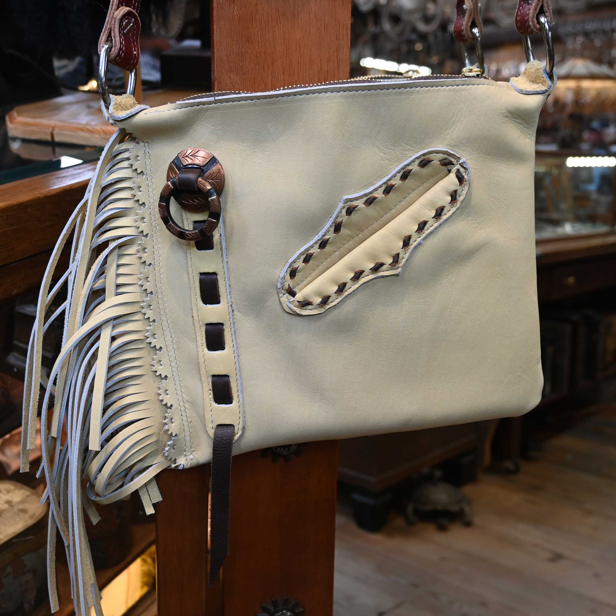 Handmade Crossbody Chap Purse