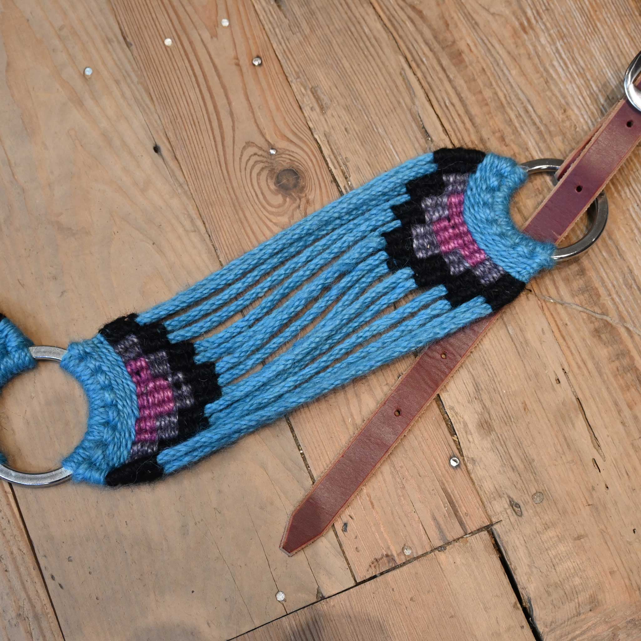 Handmade Iron Horse Head Brand Mohair Tripping Collar - Image 2