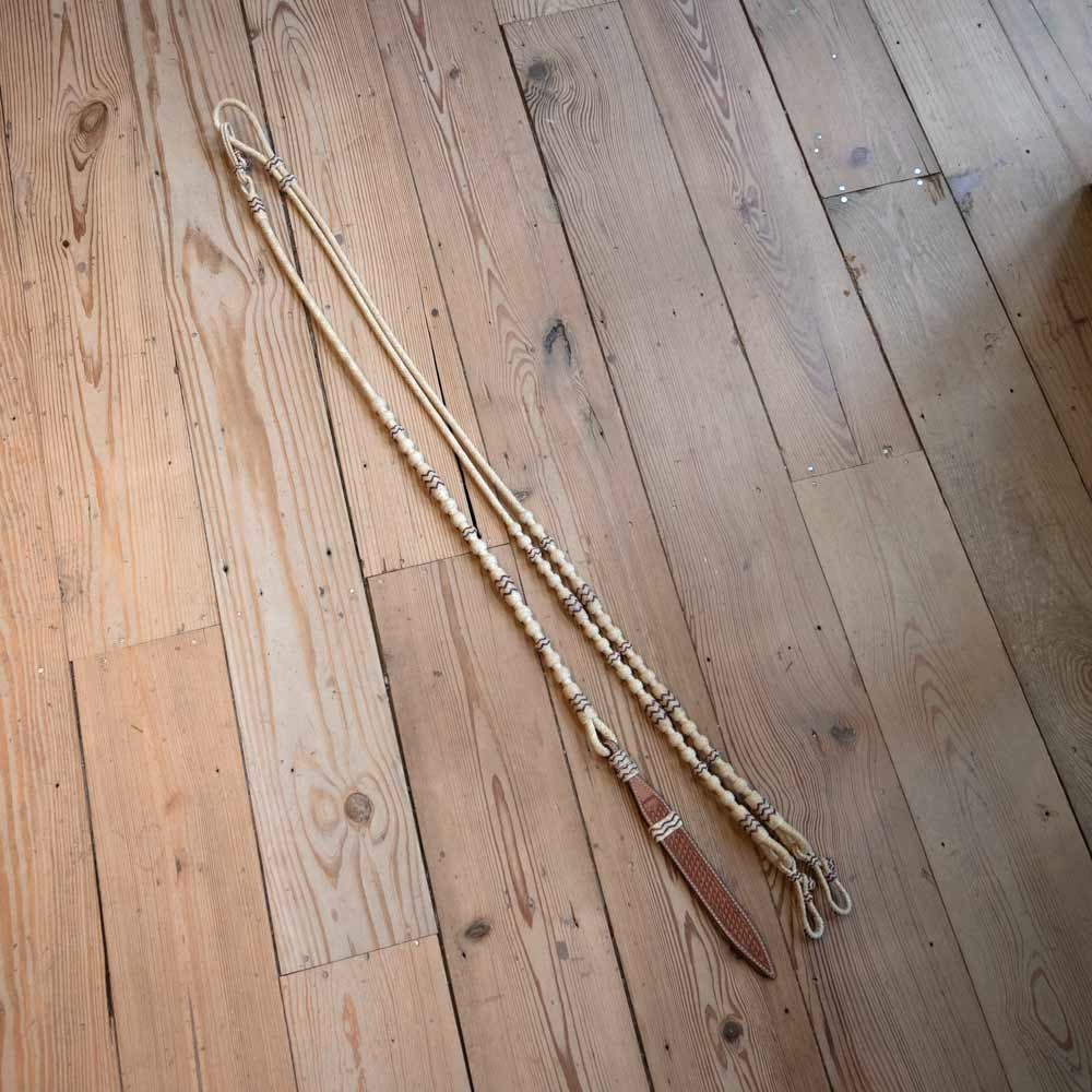 Handmade Jose Ortiz Rawhide Romel Reins