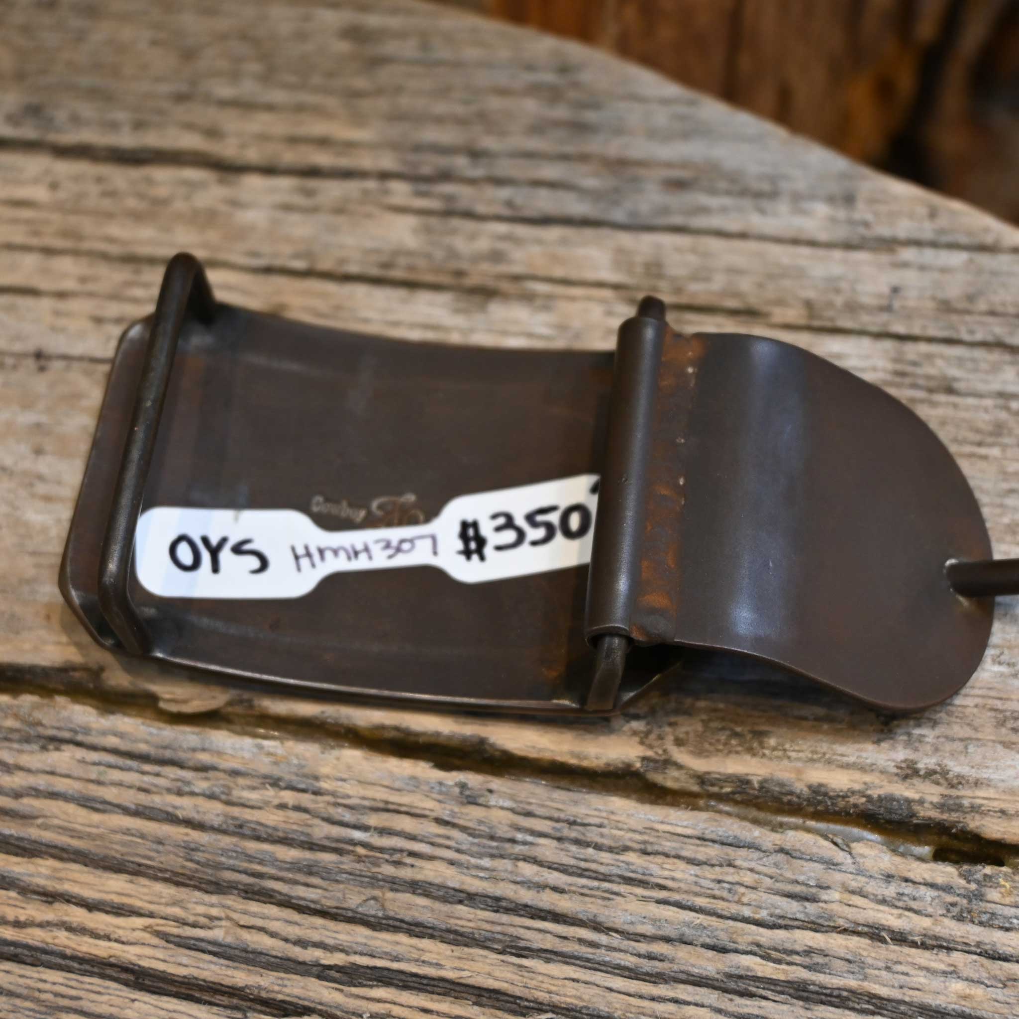 Handmade Josh Ownbey Silver & Copper Buckle - Image 2
