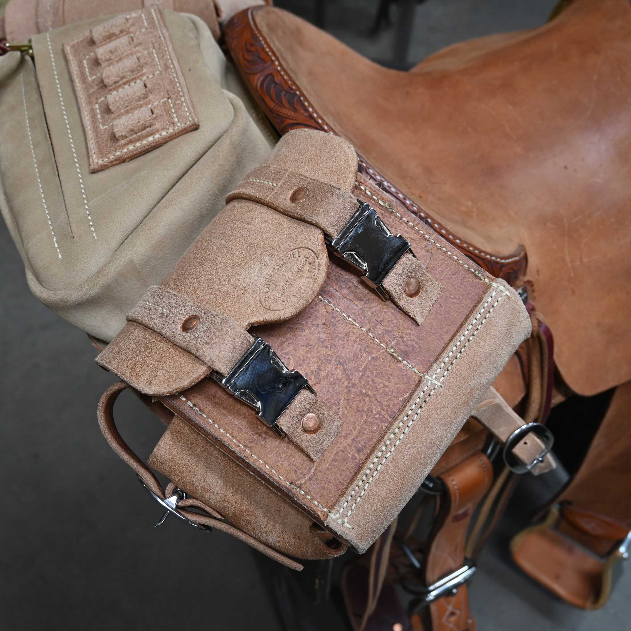 Handmade Justin Cargill Medicine Saddle Bags w/Quick Snaps - Image 3