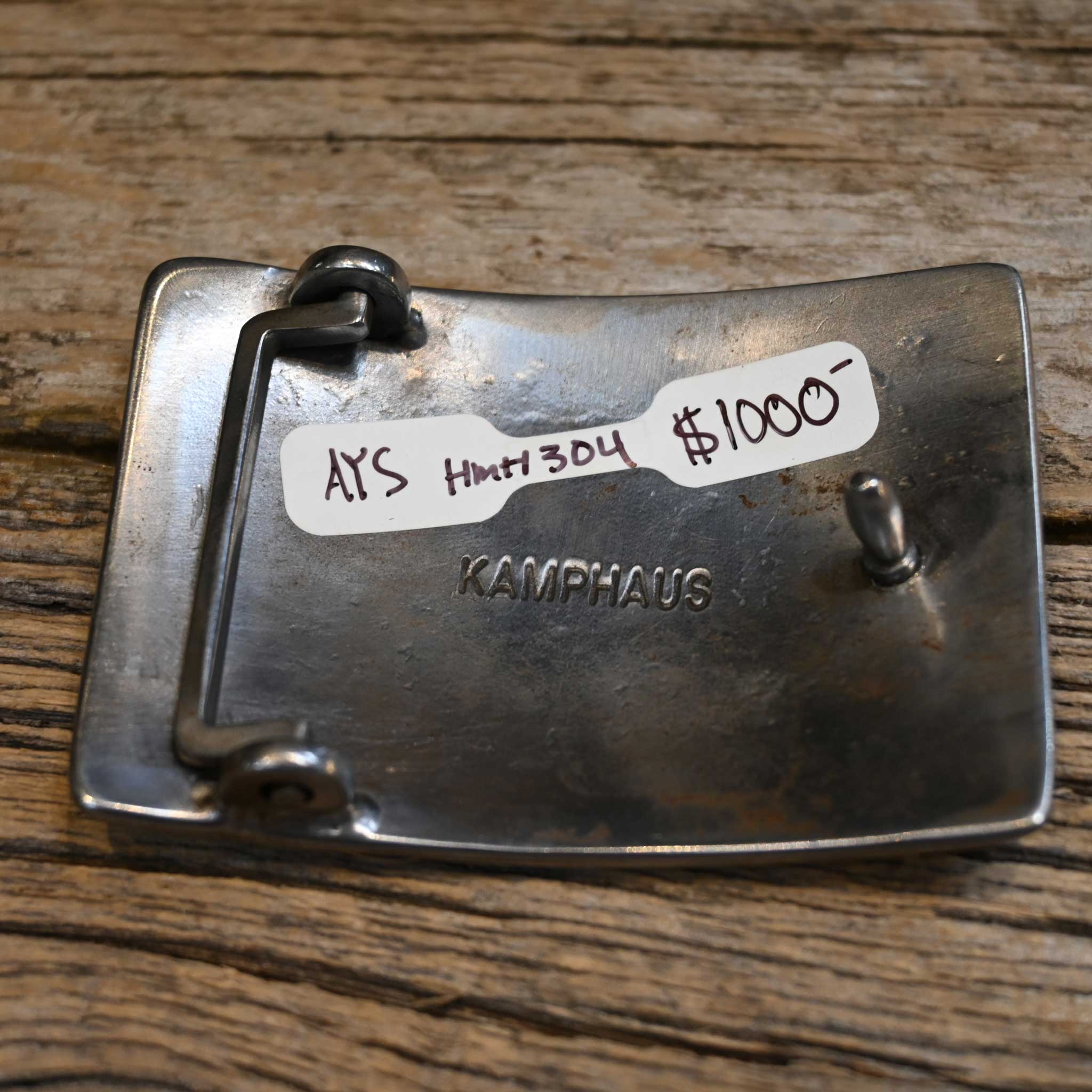Handmade KAMPHAUS Long Horn Belt Buckle - Image 2