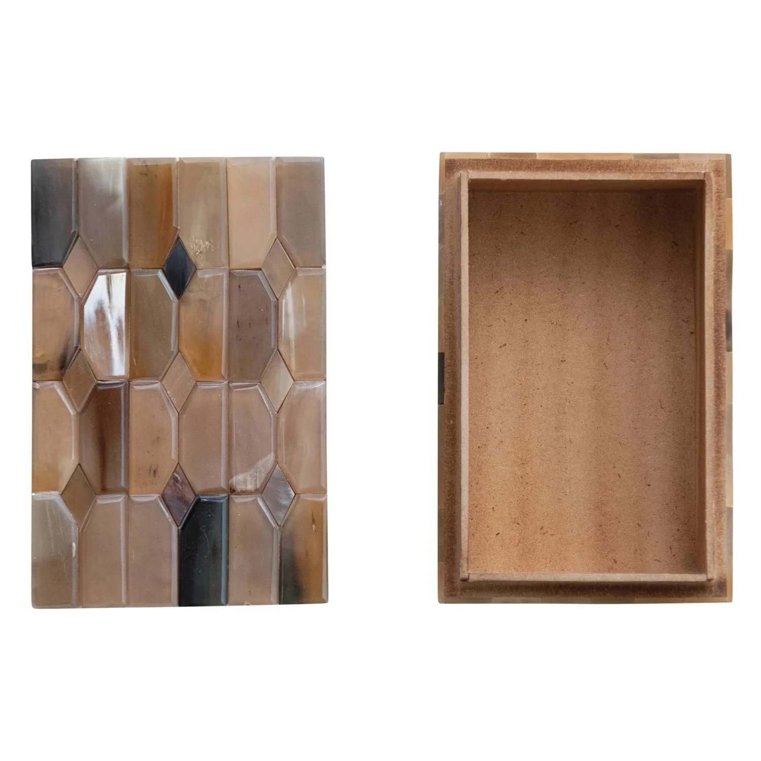 Handmade Natural Horn & MDF Box - Image 4