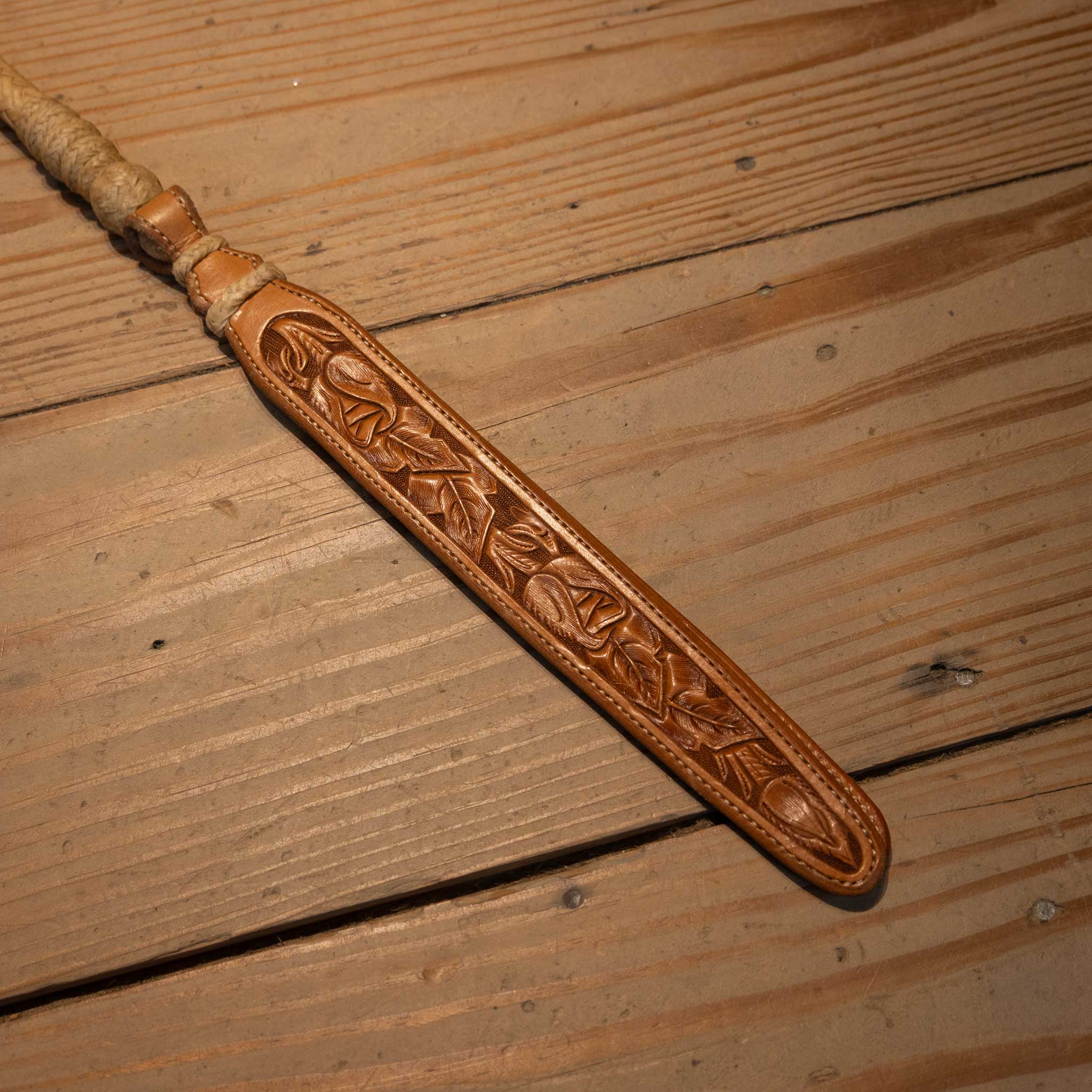 Randy Roberts Handmade 27" Quirt w/Popper - Image 3