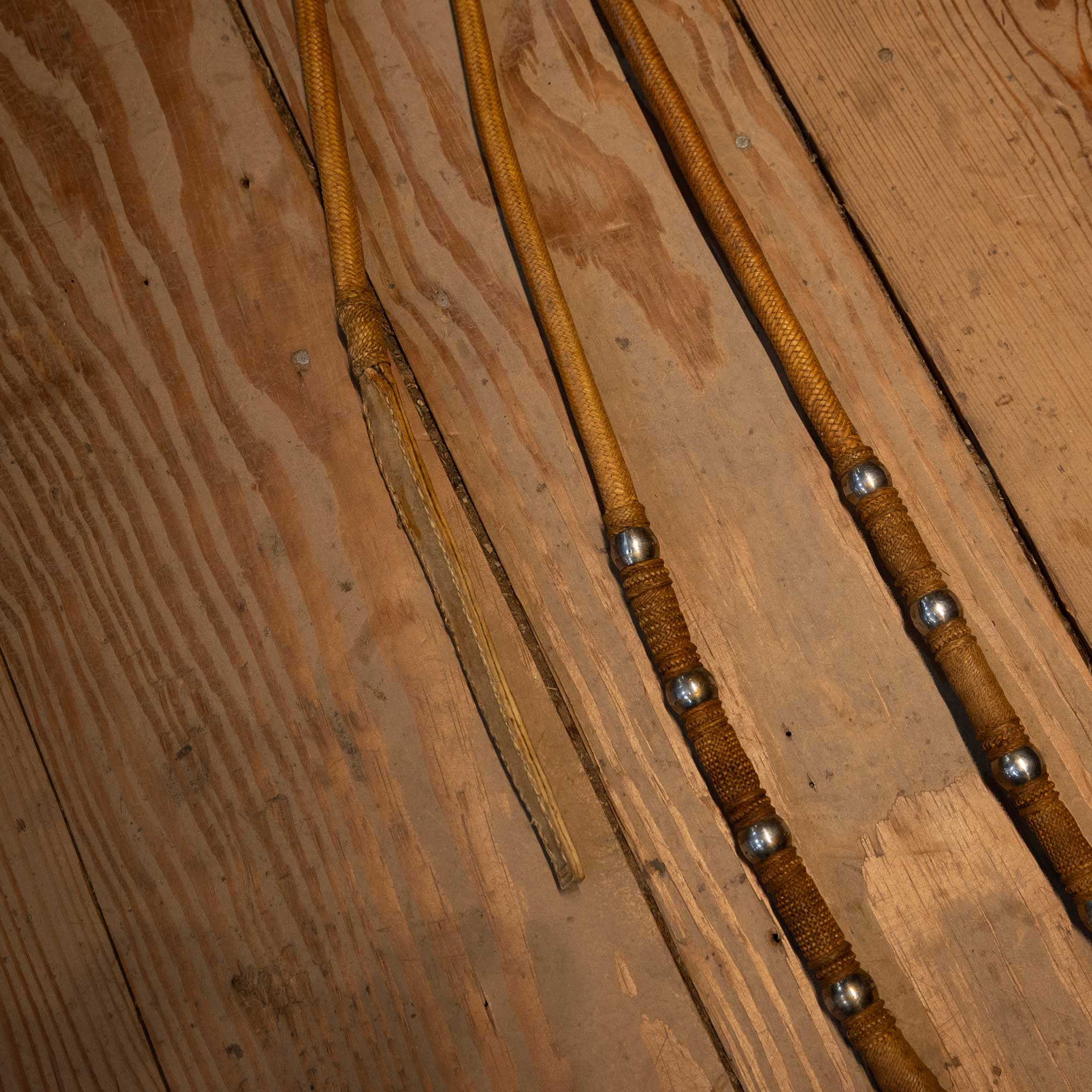 Handmade Rawhide Romel Reins w/ Silver Accents 166 - Image 2