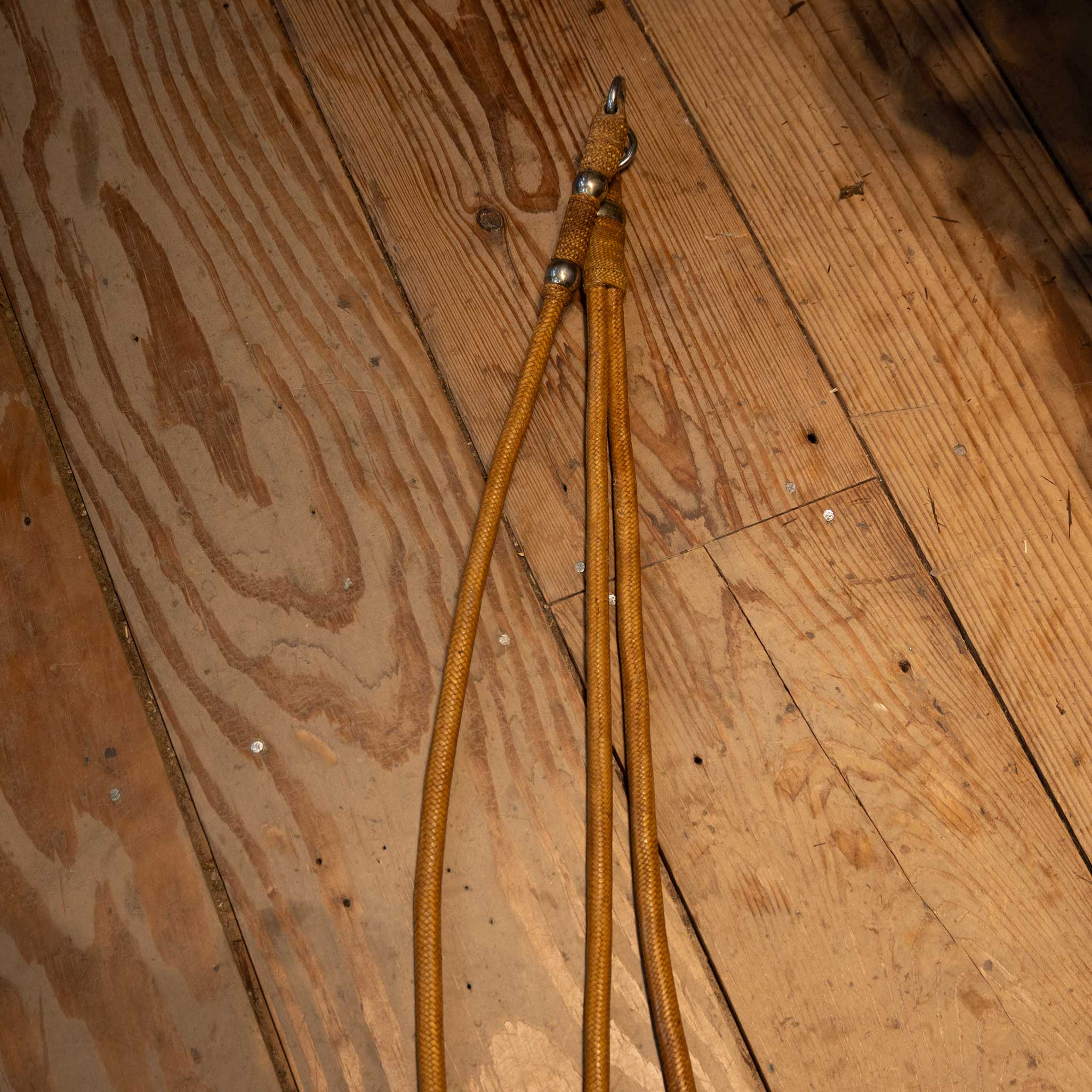 Handmade Rawhide Romel Reins w/ Silver Accents 166 - Image 3