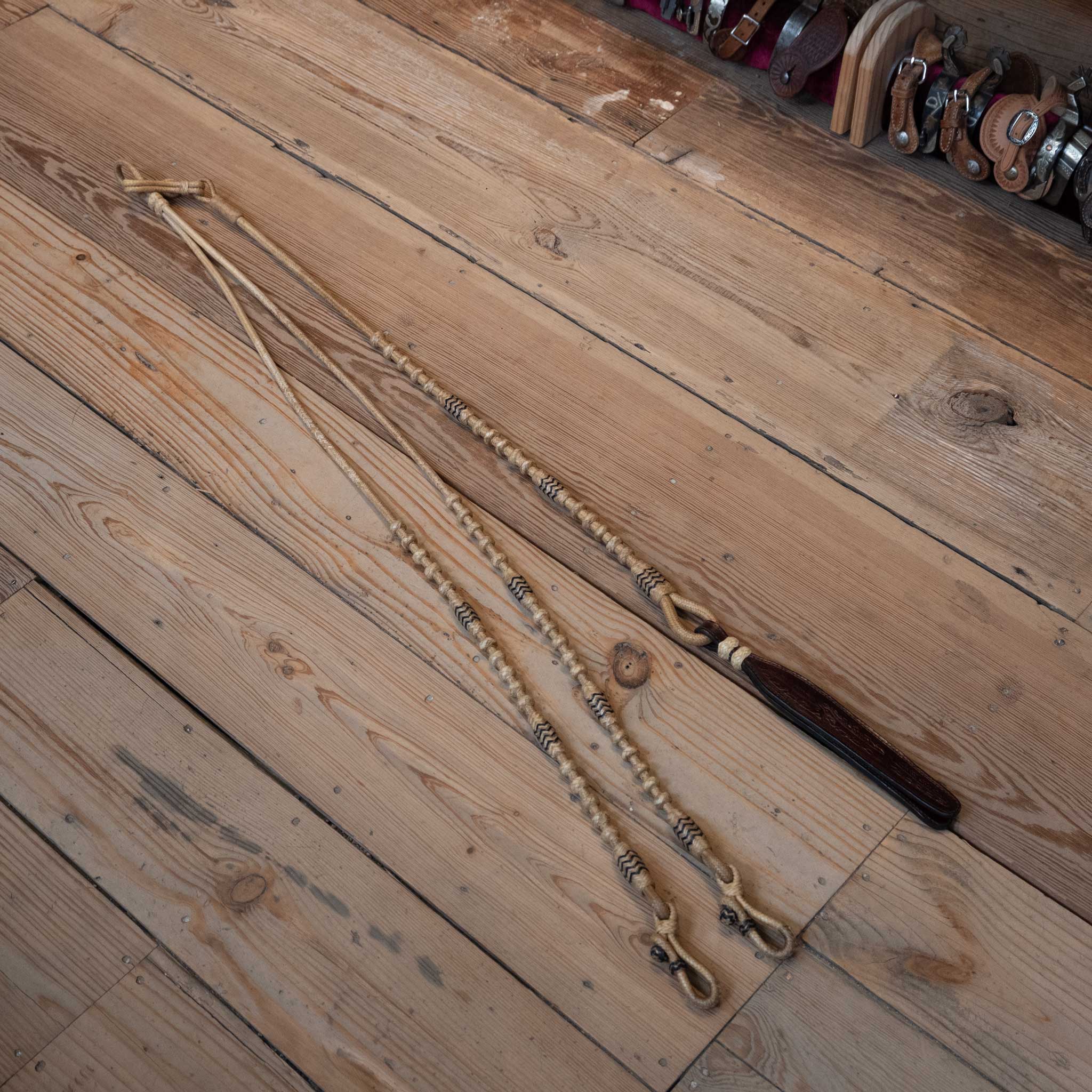 Handmade Rawhide Romel Reins - Image 2