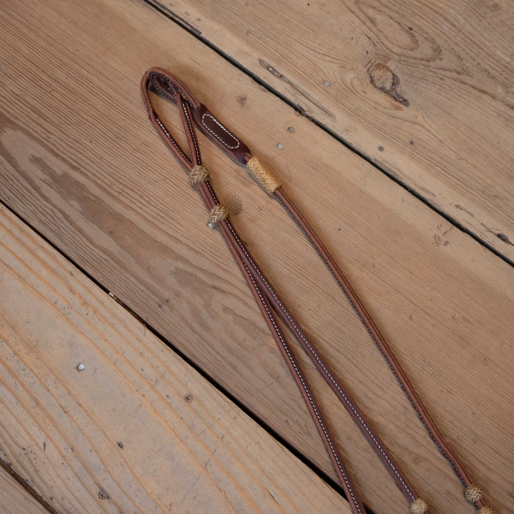 Handmade Leather Romel Reins - Image 2