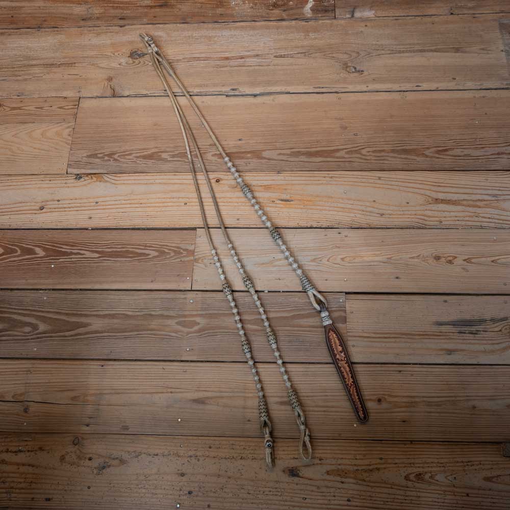 Handmade Rawhide Romel Reins - Image 2