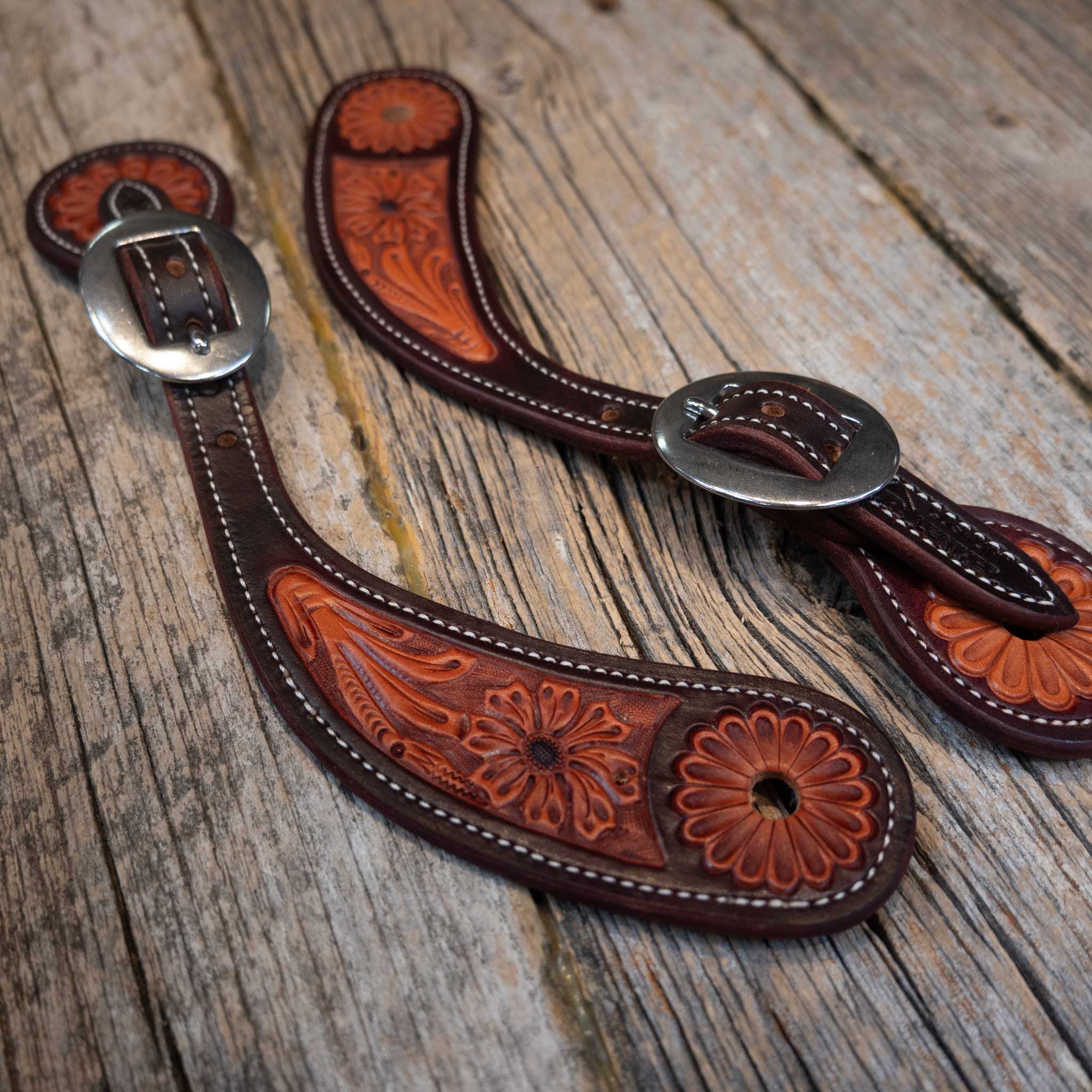 Handmade Ross Bullinger Spur Straps RB087 - Image 2