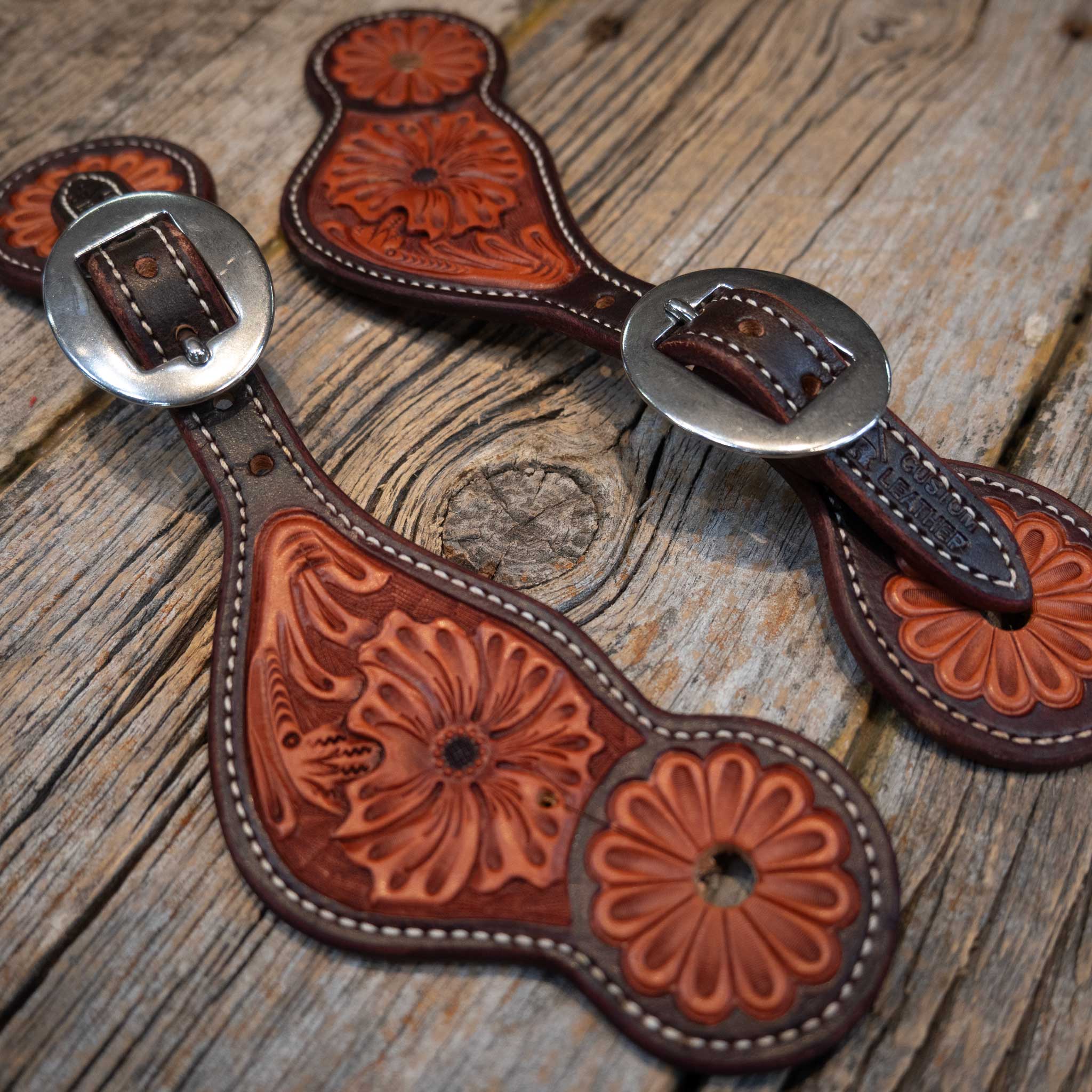 Handmade Ross Bullinger Ladie's  Spur Straps - Image 2