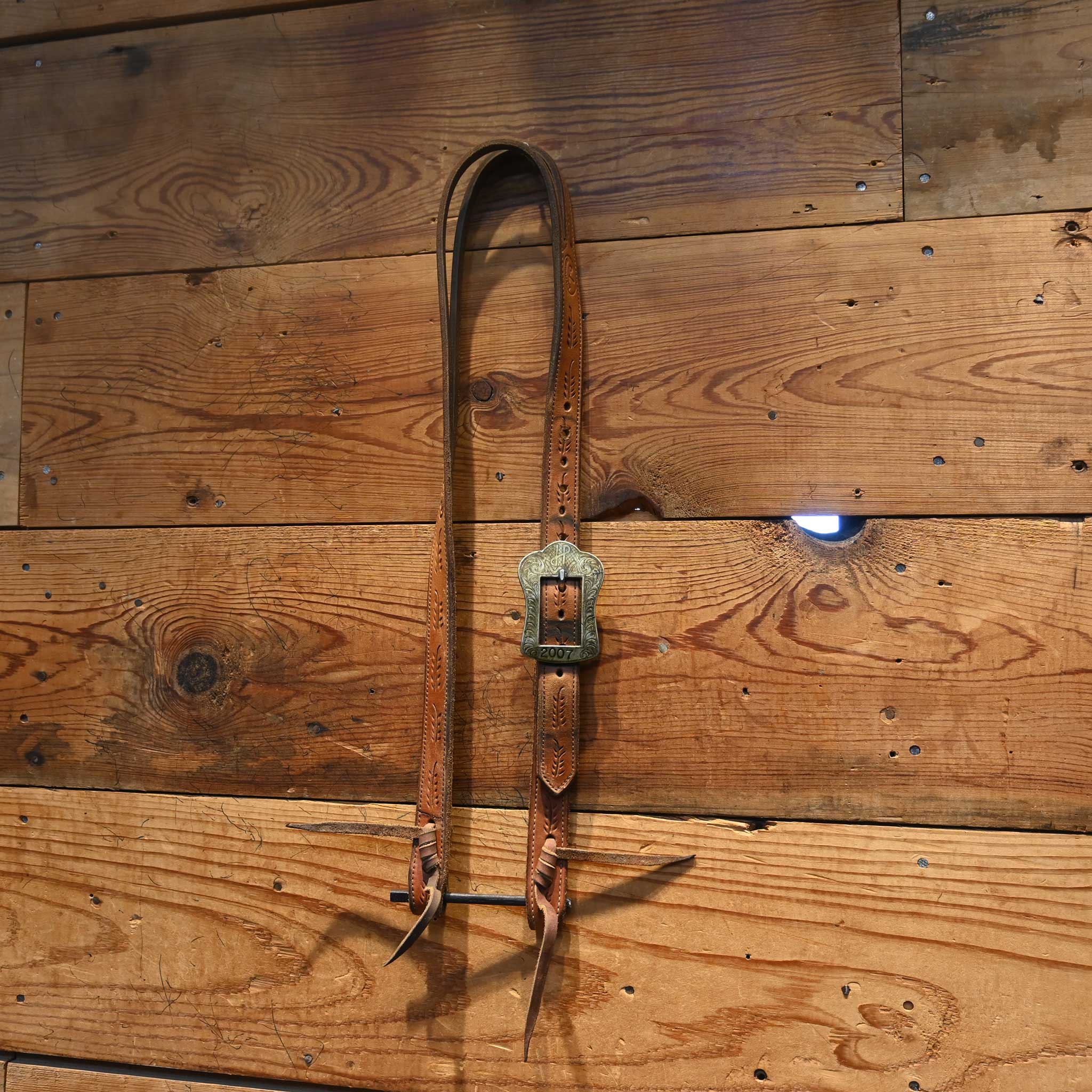 Headstall by Bill Plummer w/a Silver 2020 Trophy Buckle