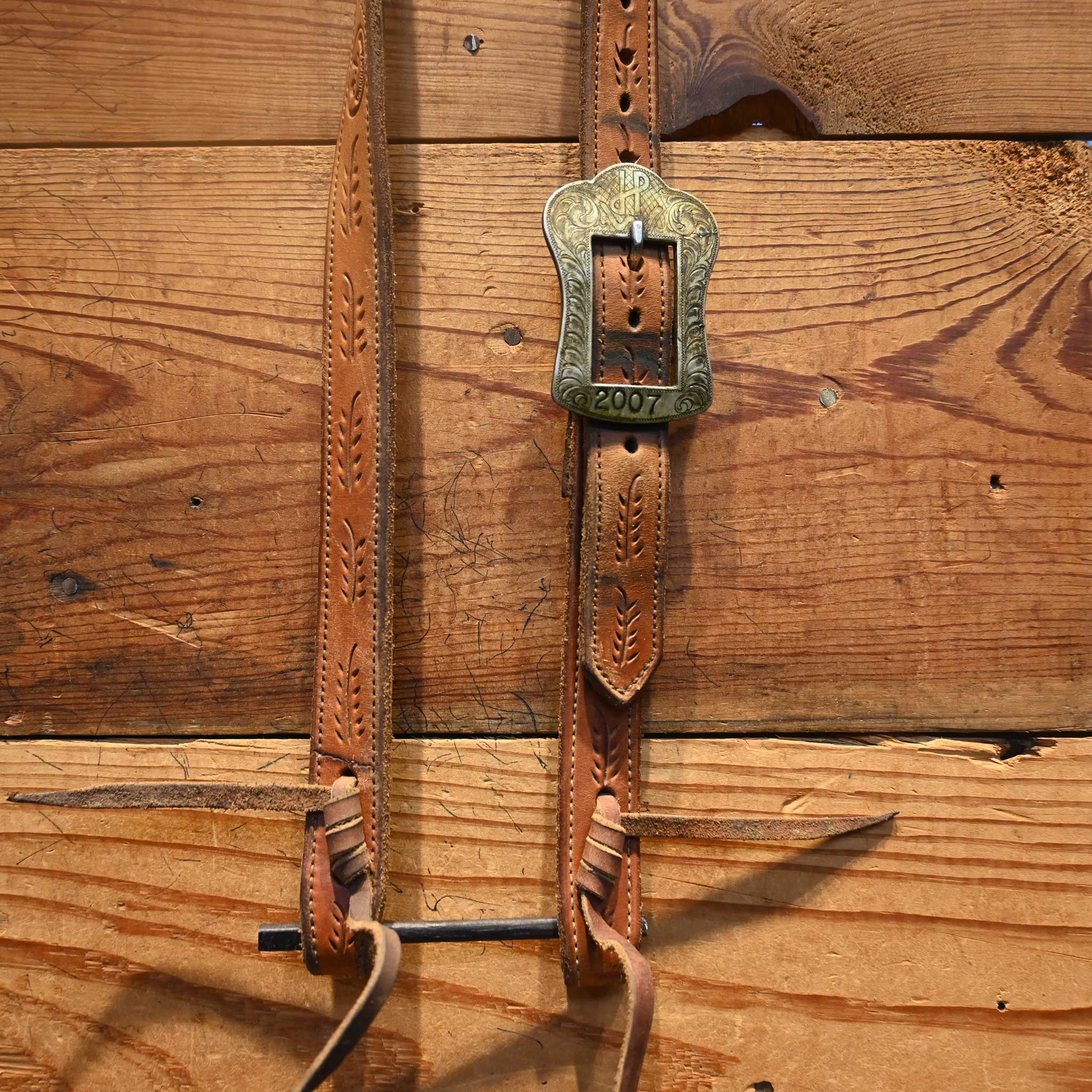 Headstall by Bill Plummer w/a Silver 2020 Trophy Buckle - Image 2