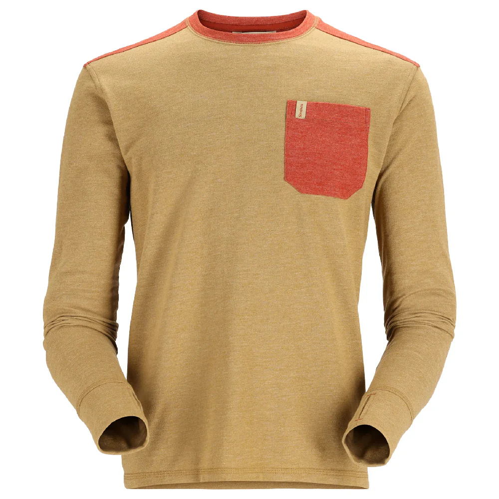 Simms Henry's Fork Crew Long Sleeve Tee - FINAL SALE