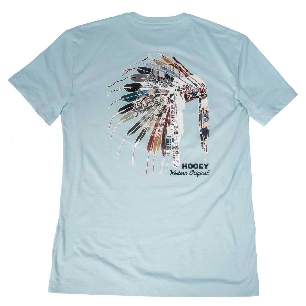 Hooey Men's Heritage Cloud Blue Tee - Image 3