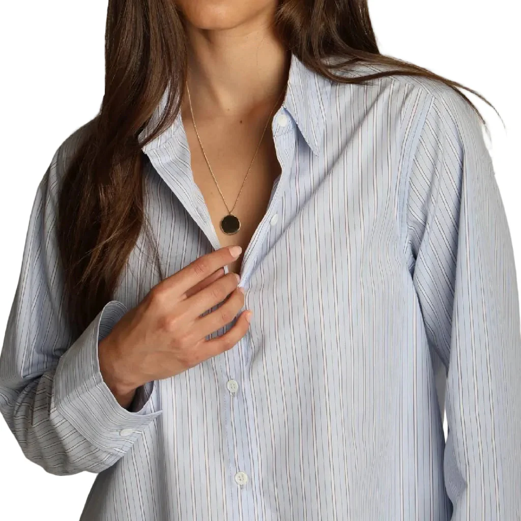 Dylan Hi Lo Modern Button Down Shirt - Image 3