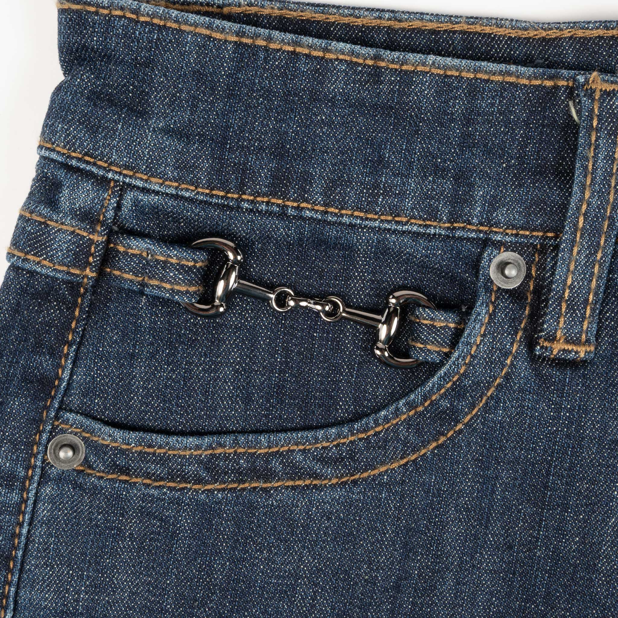 Rock & Roll Denim Women's High Rise Metal Clasp Bootcut Jean - Image 3