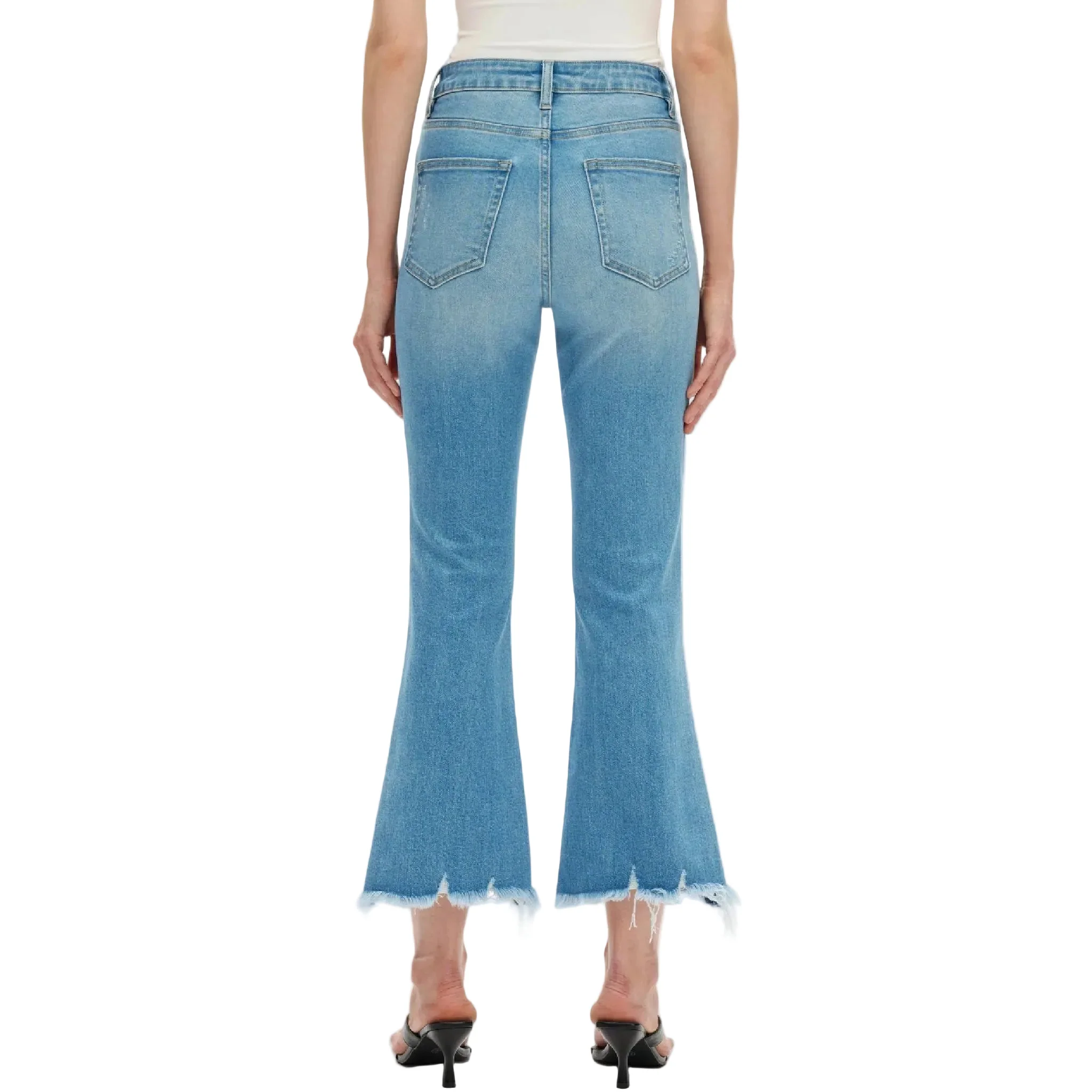 Bayeas High Rise Flare Jean - Image 2