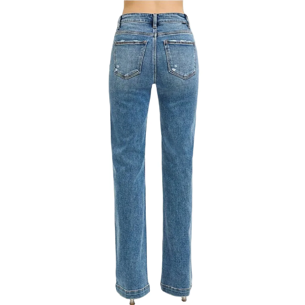 Risen High Rise Straight Leg Jean - Image 2