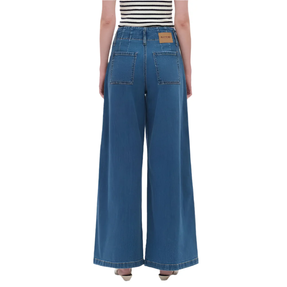 Bayeas High Rise Wide Leg Retro Jean - FINAL SALE - Image 2