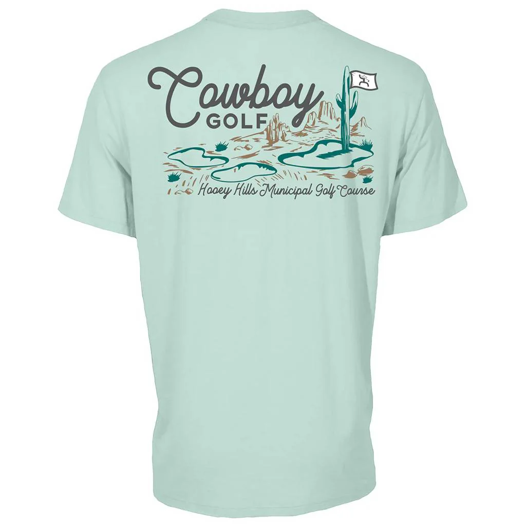 Hooey Men's Hills Bleached Aqua Tee