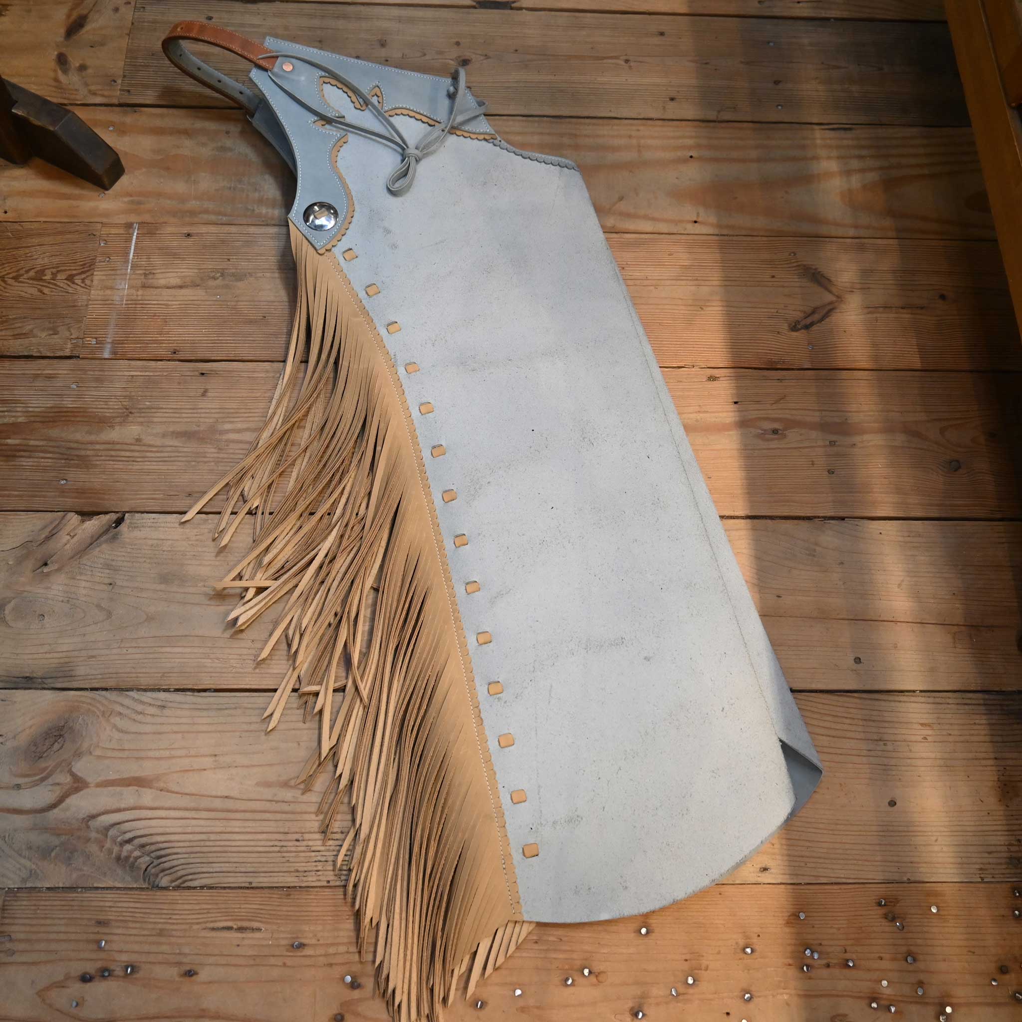 Hunter Austin "Baby Blue" Stepthrough Chaps - Image 2