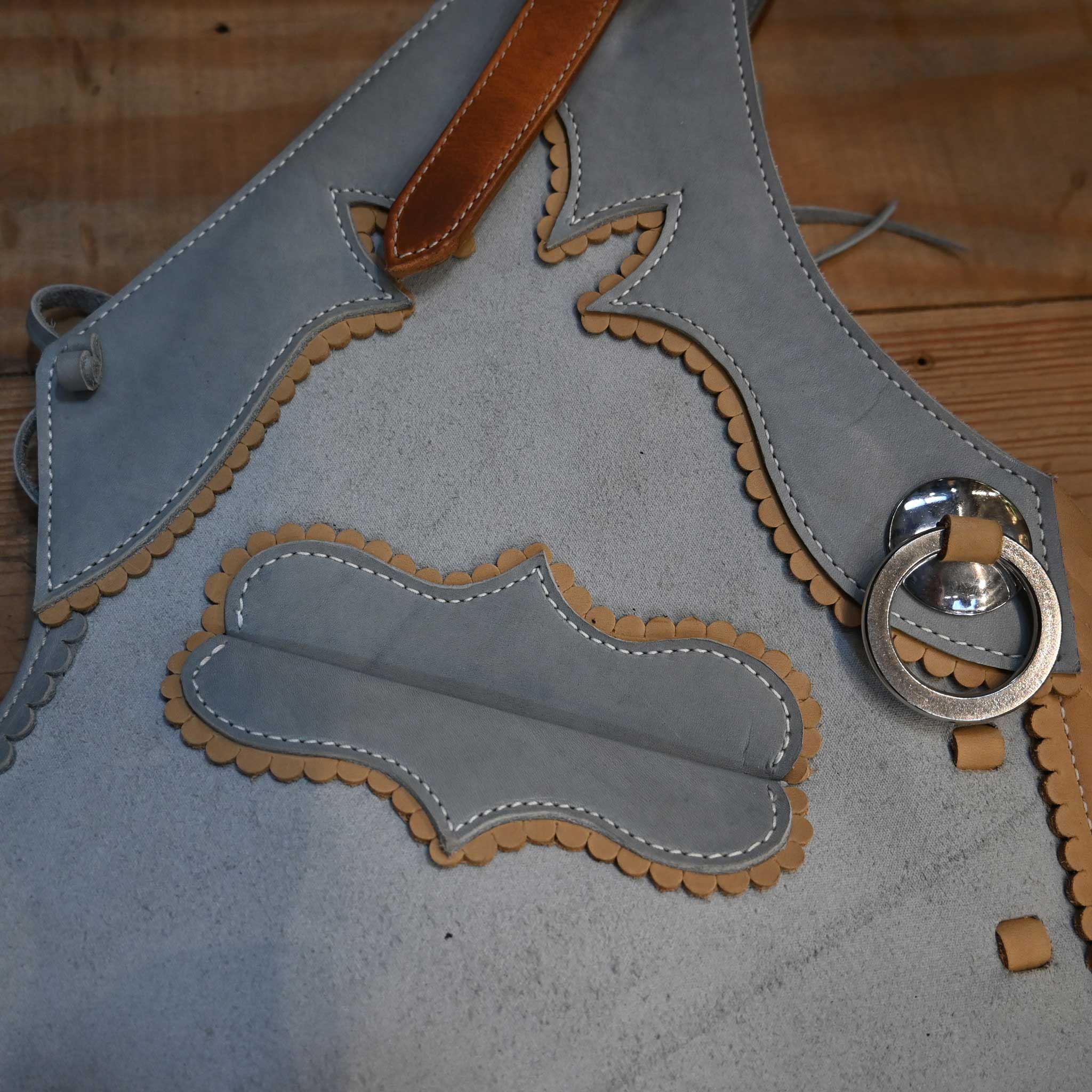 Hunter Austin "Baby Blue" Stepthrough Chaps - Image 5