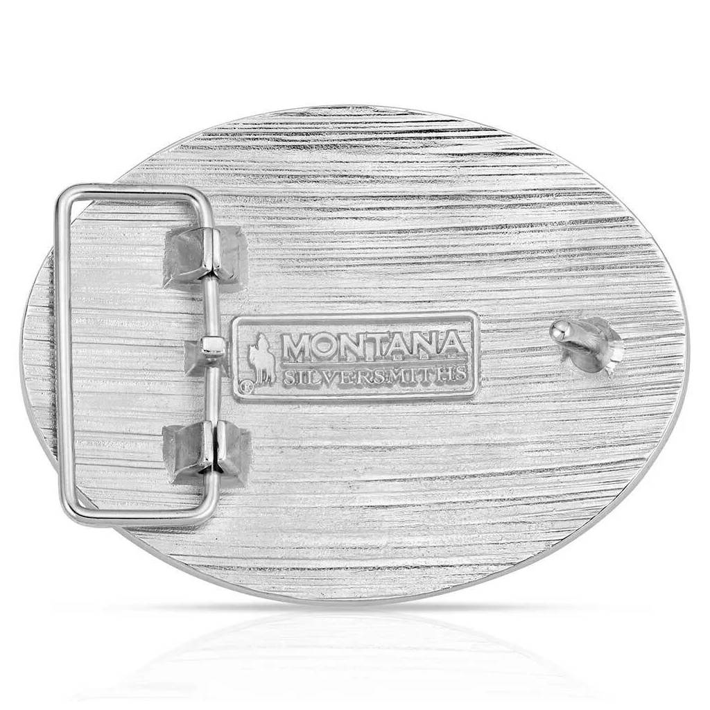 Montana Silversmiths Hunter Stars & Stripes Belt Buckle - Image 2