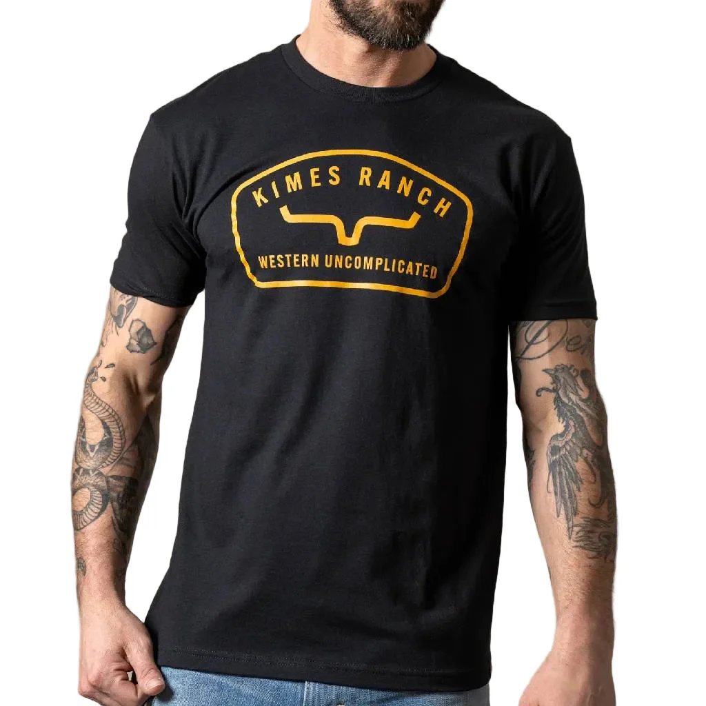 Kimes Ranch Men's Hunton Black Tee