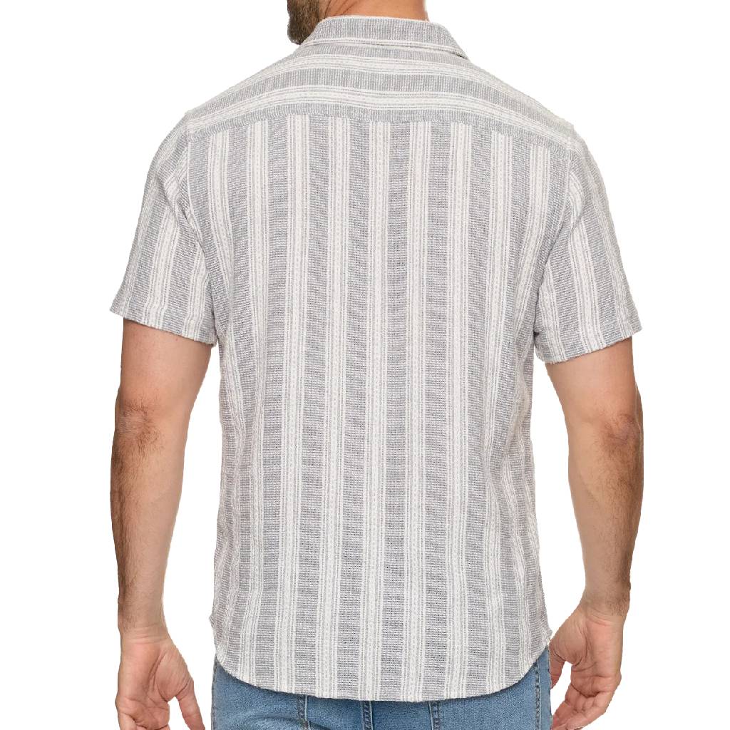 Flag & Anthem Men's Blue Hutchins Textured Stripe Shirt - Image 2