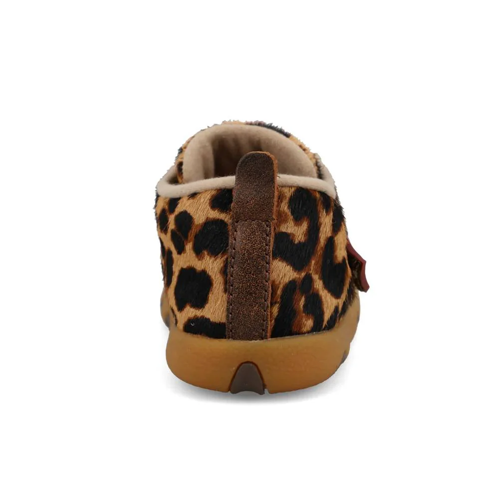 Twisted X Infant Leopard Cowhide Driving Moc - Image 4