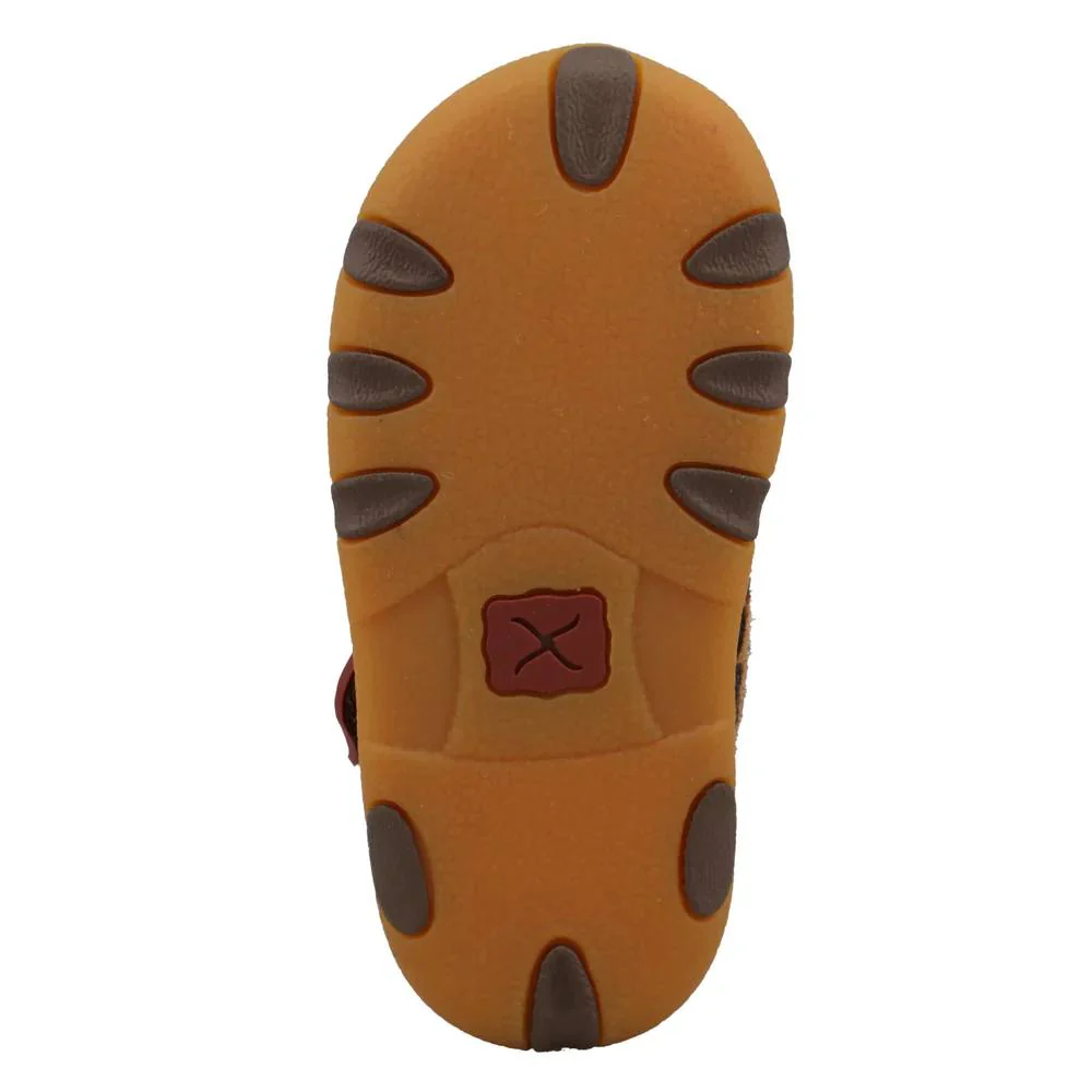 Twisted X Infant Leopard Cowhide Driving Moc - Image 6