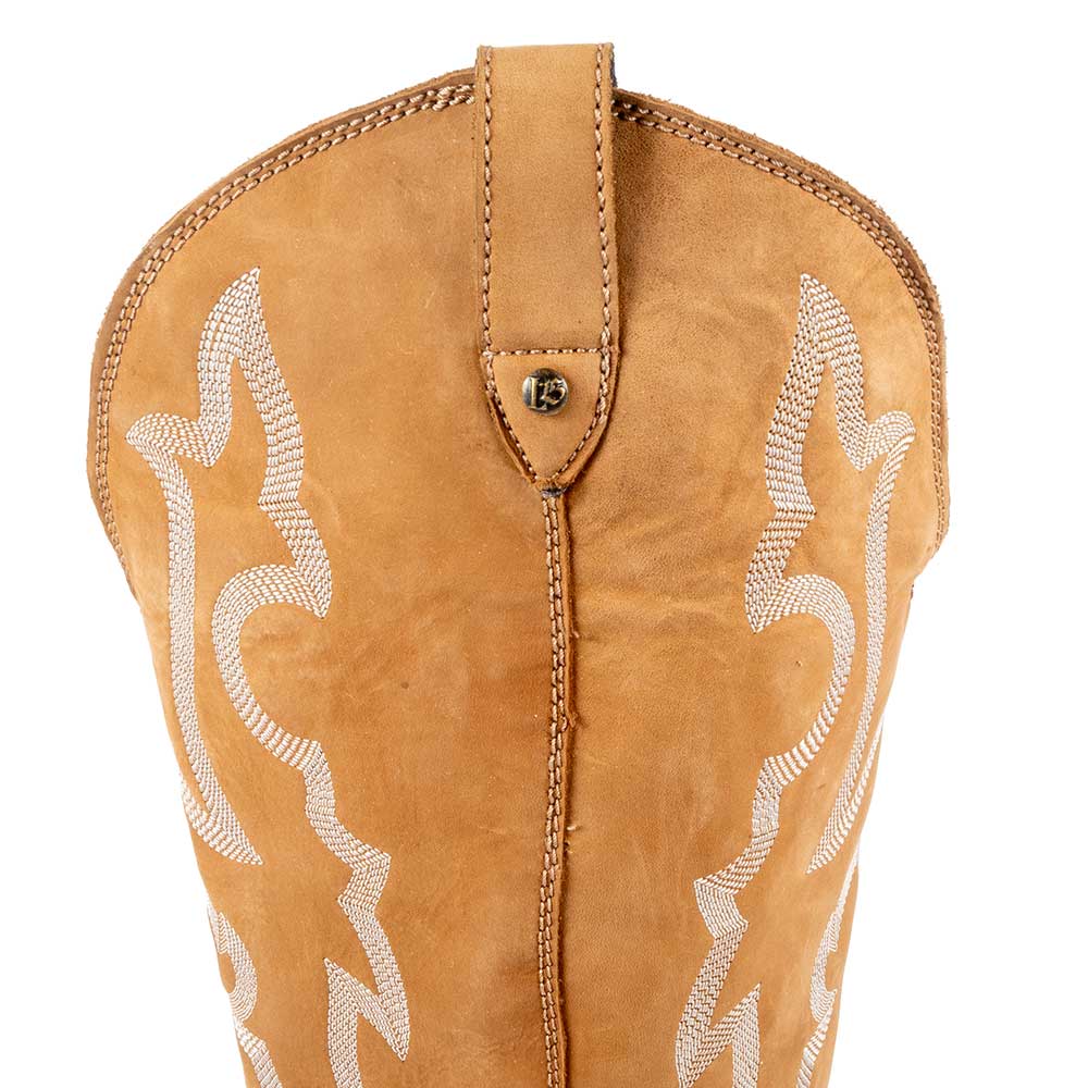 Liberty Black Indira Nobuck Grease Miel Wide Calf Boot - Image 3
