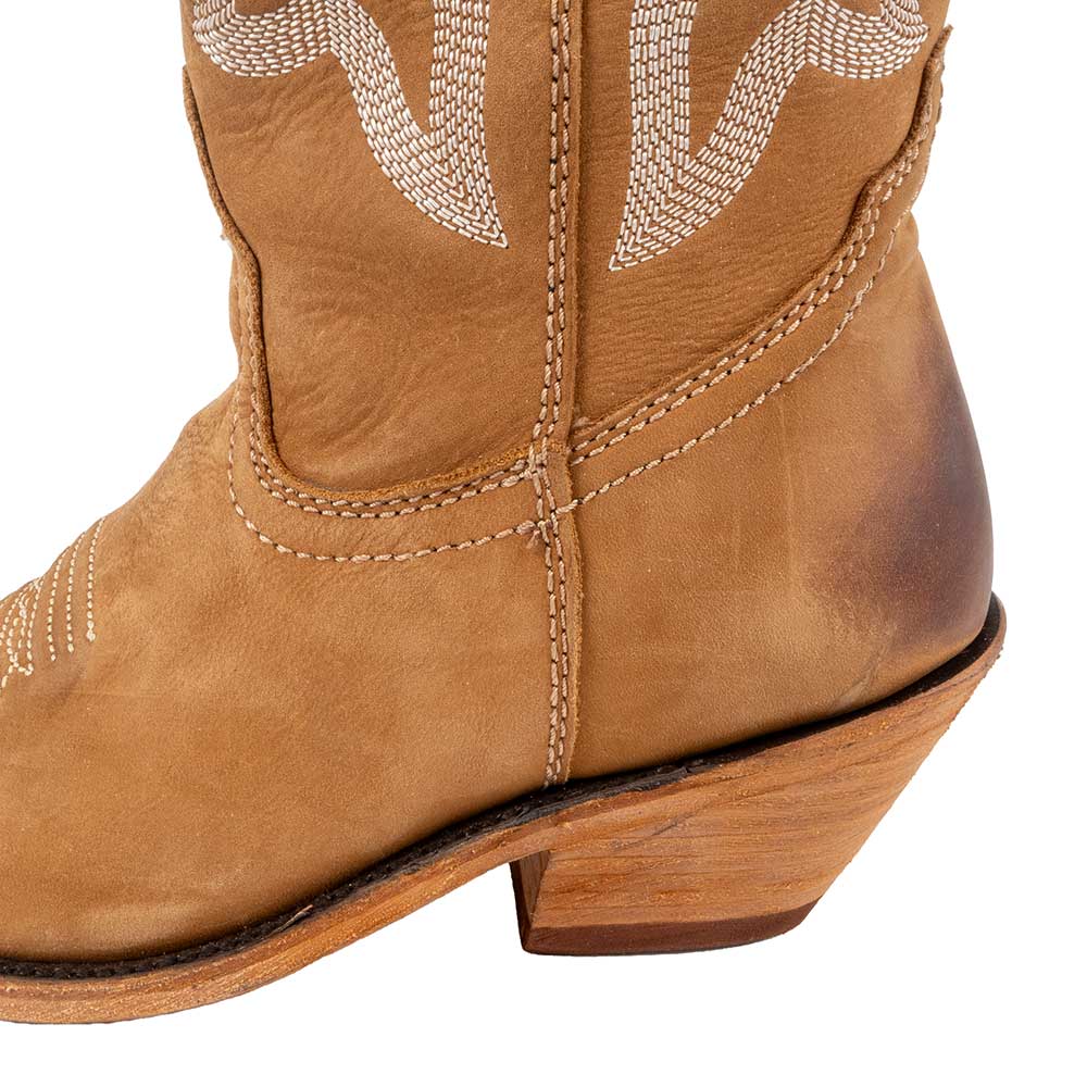 Liberty Black Indira Nobuck Grease Miel Wide Calf Boot - Image 4