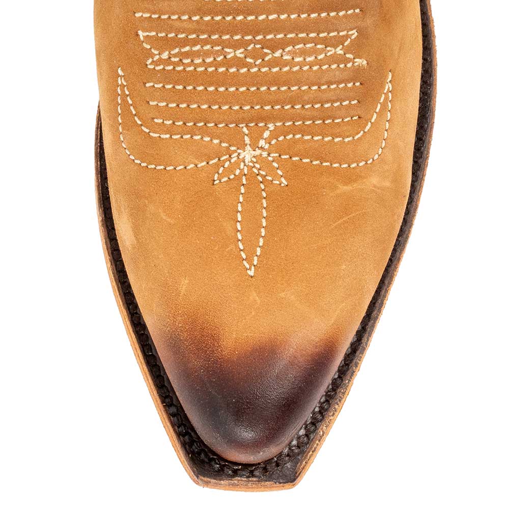 Liberty Black Indira Nobuck Grease Miel Wide Calf Boot - Image 5
