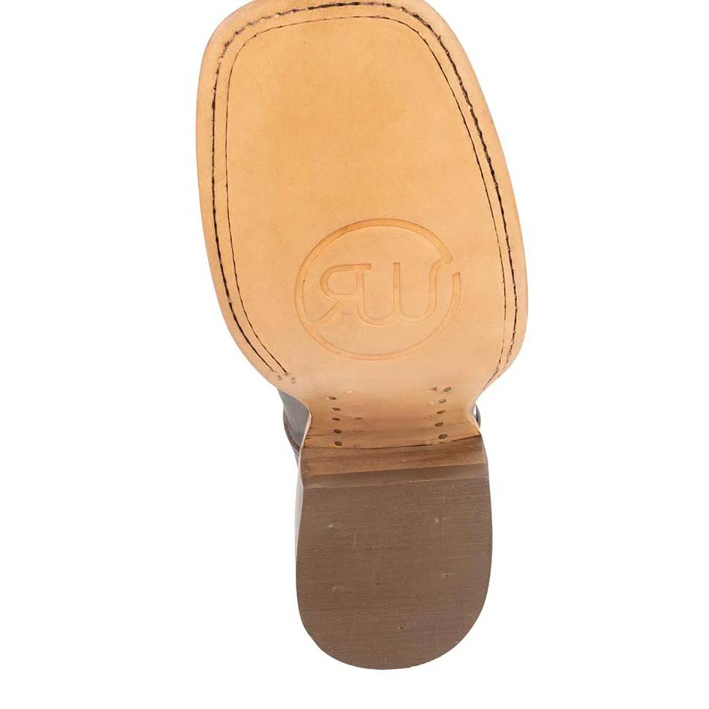 RW Ranch Women's Mad Brown Goat Square Toe Boot - Image 5