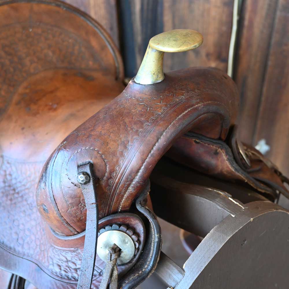 J.H Deam 1900'S Vintage Saddle - Image 2
