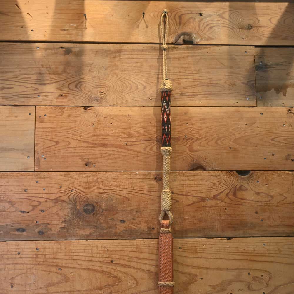 Handmade J.L.F. Rawhide Quirt