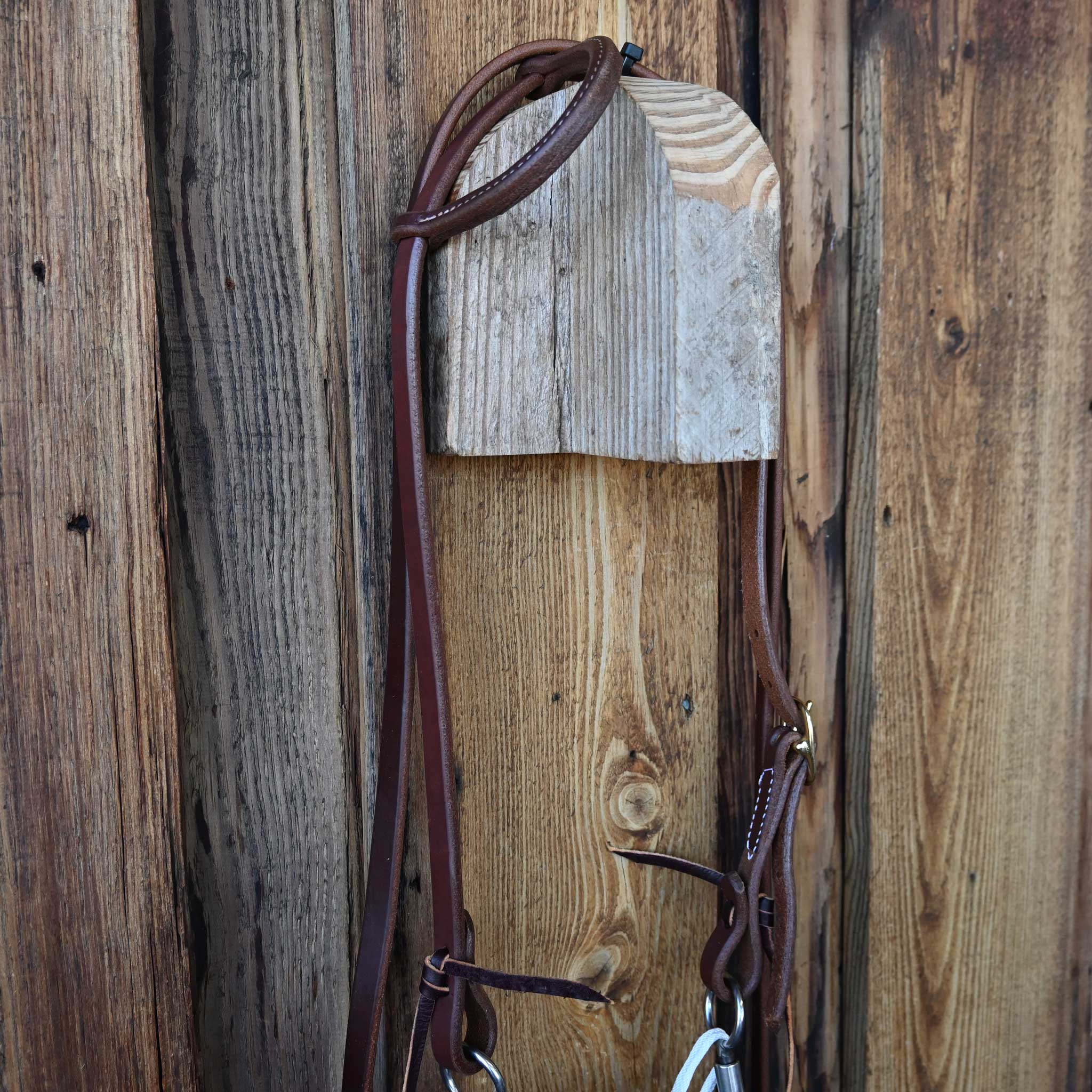 JD Twisted Wire Lifesaver Bridle Rig w/Single Ear Headstall - Image 3