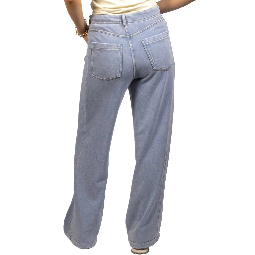 Jen Denim Terry Pant - Image 2