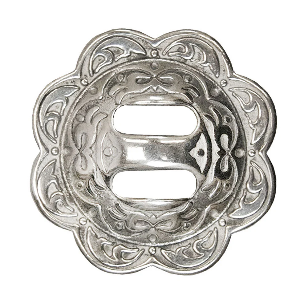 Jeremiah Watt Slotted Silver Concho